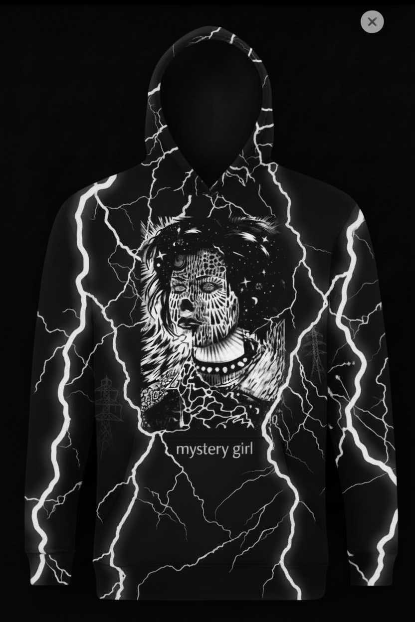 Goth Castle High Voltage Hoodie