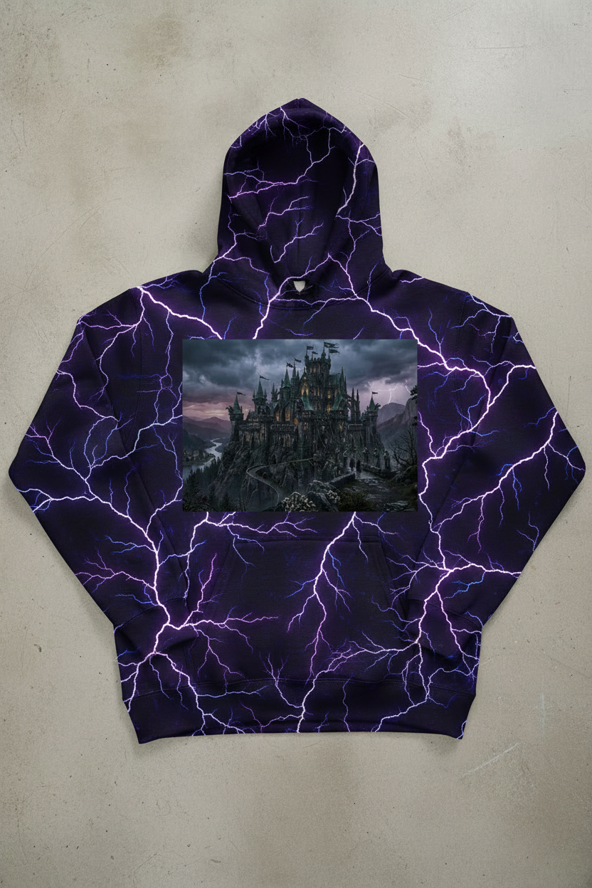 Goth Castle High Voltage Hoodie (Copy)