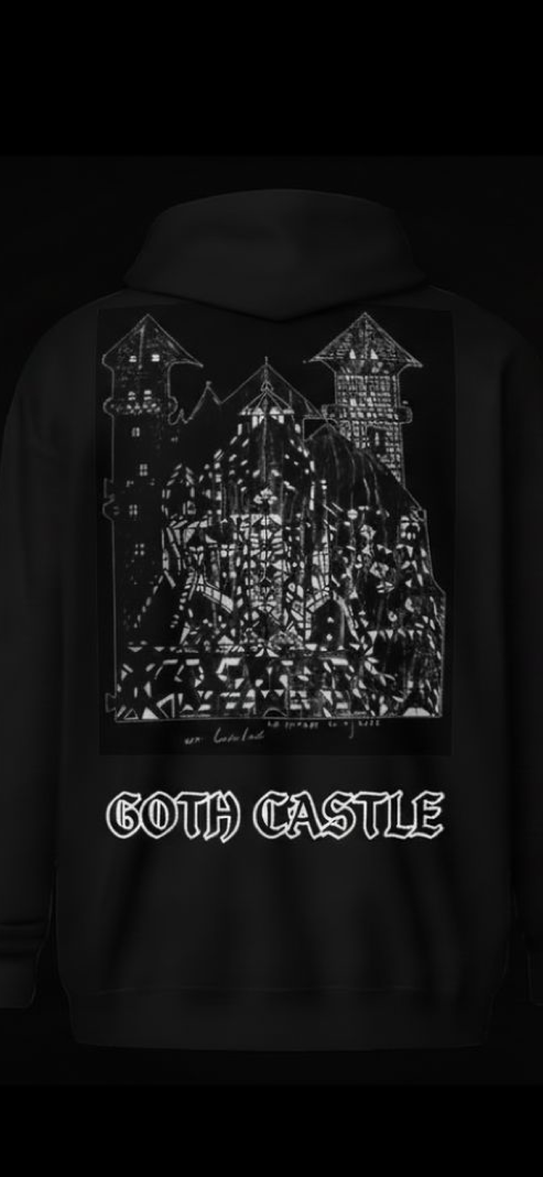 Goth Castle – Dark Fantasy Original Ink Art Print