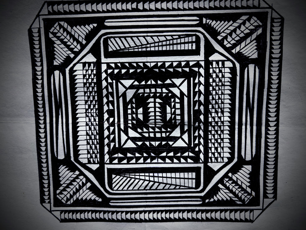 The End – Original Abstract Ink Art Print