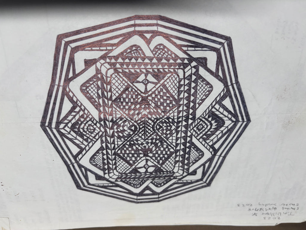 The End – Original Abstract Ink Art Print
