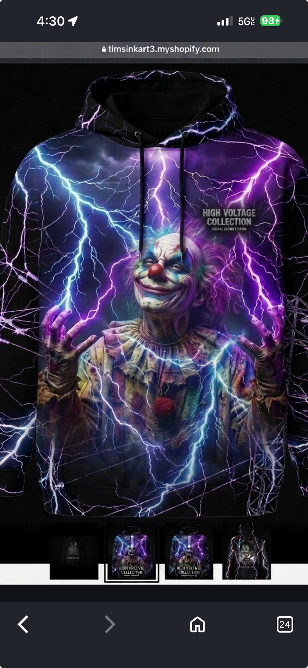 Insane Clown,ICE Unicorn and High Voltage soul collector.all part of the High Voltage art collection.